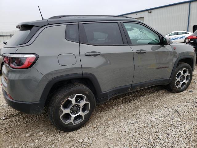 3C4NJDDB9NT144923 - 2022 JEEP COMPASS TRAILHAWK GRAY photo 3