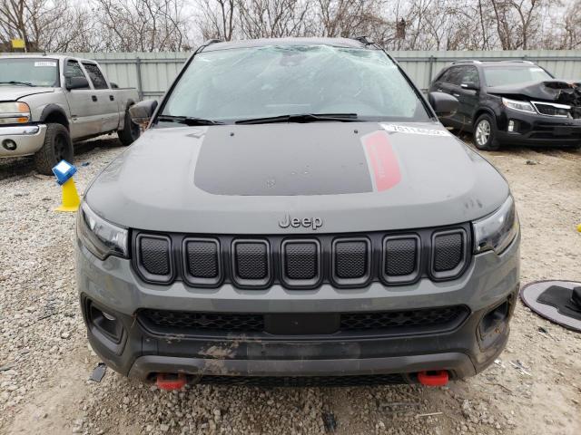 3C4NJDDB9NT144923 - 2022 JEEP COMPASS TRAILHAWK GRAY photo 5