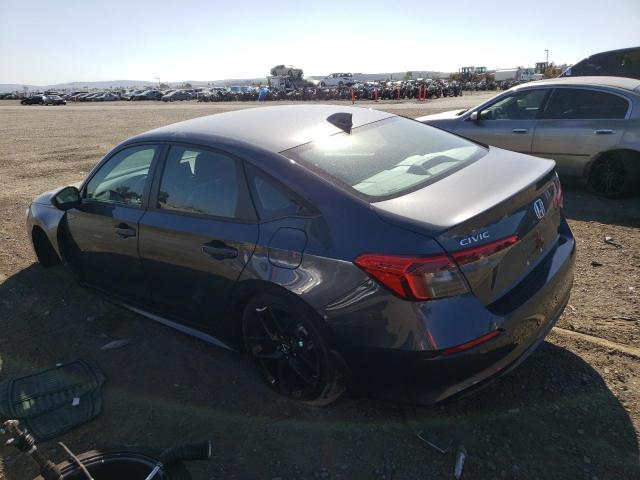 2HGFE2F57PH566996 - 2023 HONDA CIVIC SPORT GRAY photo 2