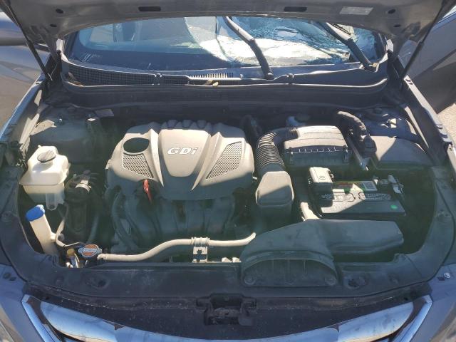 5NPEC4AC7CH389904 - 2012 HYUNDAI SONATA SE GRAY photo 11