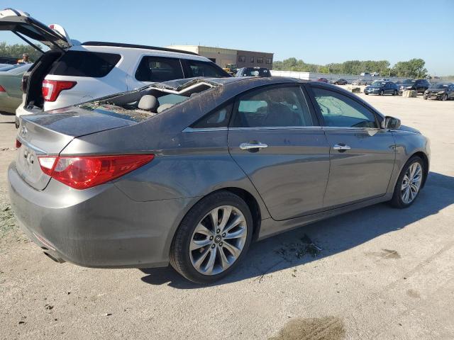 5NPEC4AC7CH389904 - 2012 HYUNDAI SONATA SE GRAY photo 3