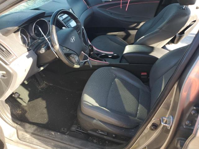 5NPEC4AC7CH389904 - 2012 HYUNDAI SONATA SE GRAY photo 7