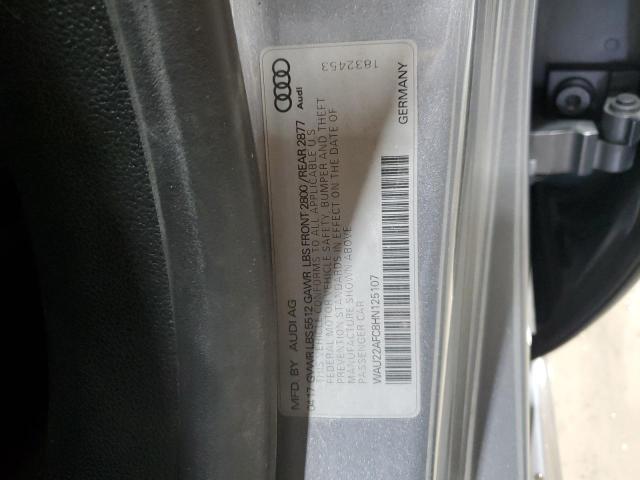 WAU22AFC8HN125107 - 2017 AUDI A7 PRESTIGE 银色 照片 12