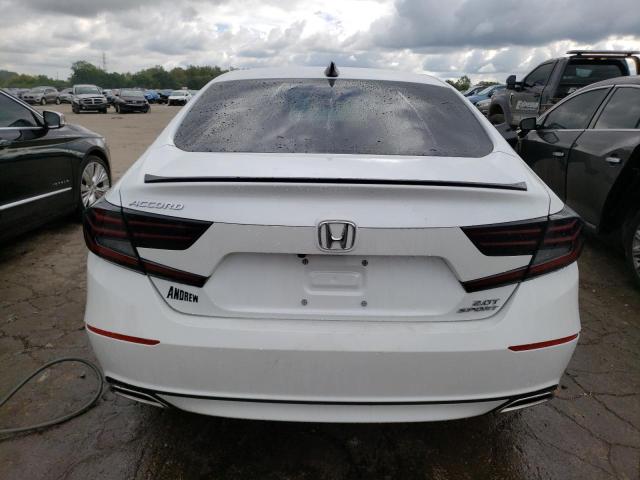 1HGCV2F36NA019926 - 2022 HONDA ACCORD SPORT WHITE photo 6