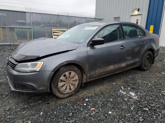 3VW2K7AJ6DM428853 - 2013 VOLKSWAGEN JETTA BASE GRAY photo 1