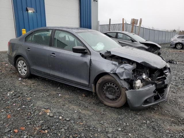 3VW2K7AJ6DM428853 - 2013 VOLKSWAGEN JETTA BASE GRAY photo 4