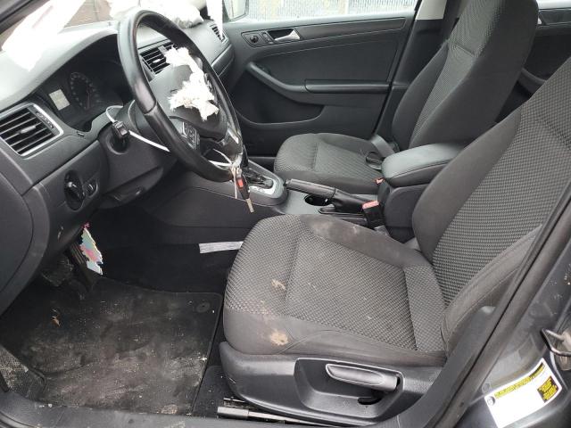 3VW2K7AJ6DM428853 - 2013 VOLKSWAGEN JETTA BASE GRAY photo 7