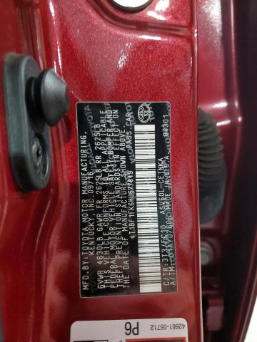 4T1BF1FK6HU677849 - 2017 TOYOTA CAMRY LE RED photo 13