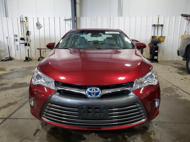 4T1BF1FK6HU677849 - 2017 TOYOTA CAMRY LE RED photo 5