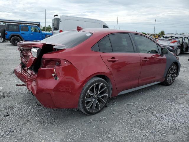 JTDS4MCE1NJ086089 - 2022 TOYOTA COROLLA SE RED photo 3