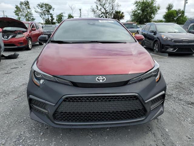 JTDS4MCE1NJ086089 - 2022 TOYOTA COROLLA SE RED photo 5