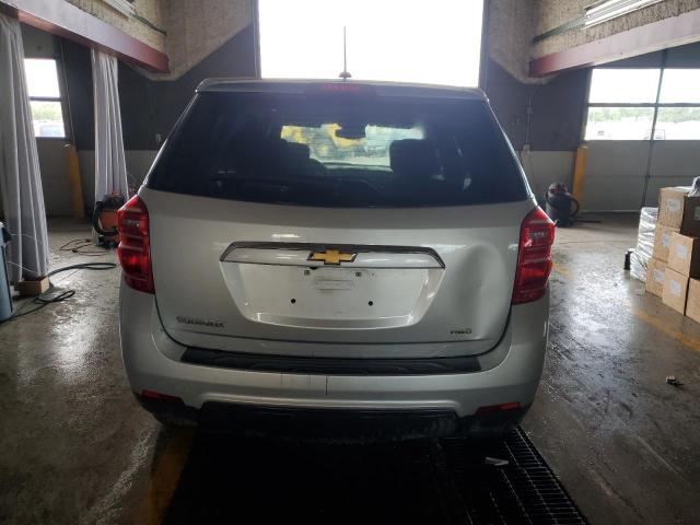 2GNFLEEKXH6156212 - 2017 CHEVROLET EQUINOX LS SILVER photo 6