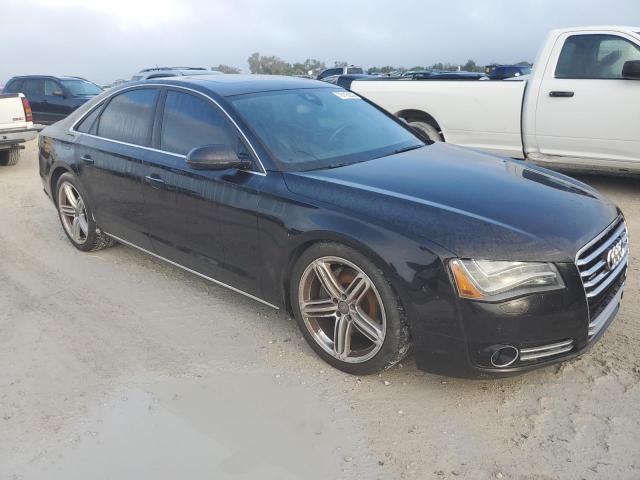 WAUAGAFD1DN007996 - 2013 AUDI A8 QUATTRO BLACK photo 4