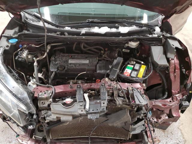 5J6RM4H9XFL087252 - 2015 HONDA CR-V TOURING BURGUNDY photo 12