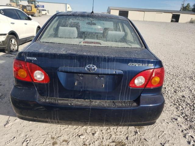 JTDBR32E240052583 - 2004 TOYOTA COROLLA CE BLUE photo 6
