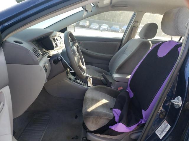 JTDBR32E240052583 - 2004 TOYOTA COROLLA CE BLUE photo 7