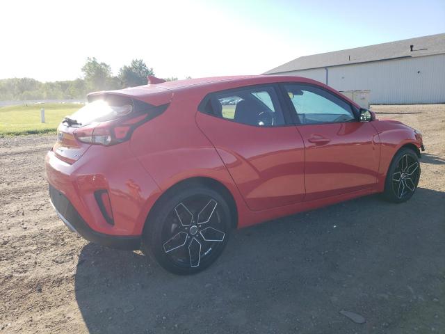 KMHTG6AFXKU016776 - 2019 HYUNDAI VELOSTER BASE Rouge photo 3