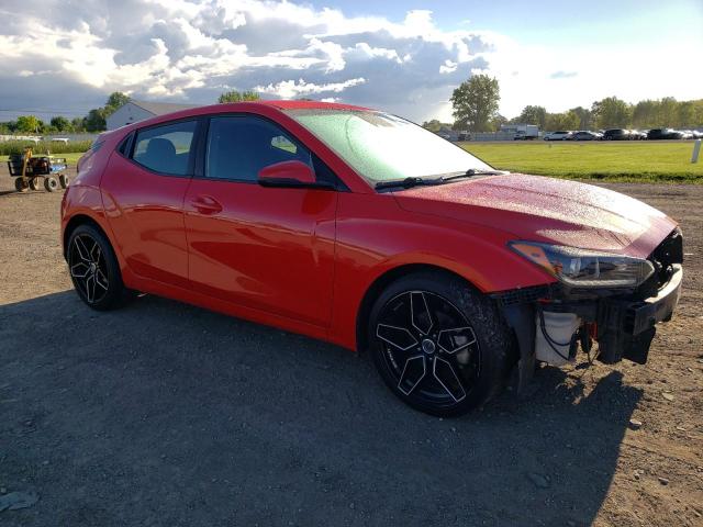KMHTG6AFXKU016776 - 2019 HYUNDAI VELOSTER BASE Rouge photo 4