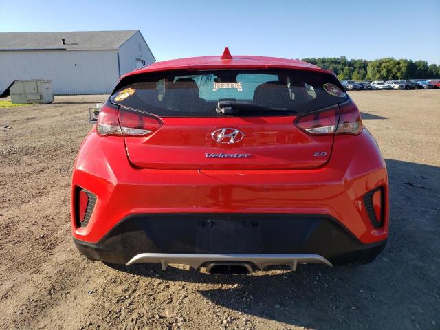 KMHTG6AFXKU016776 - 2019 HYUNDAI VELOSTER BASE Rouge photo 6