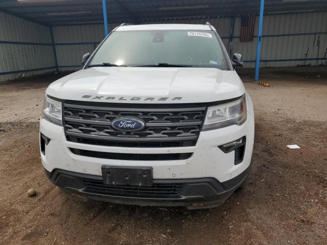 1FM5K7D80KGB07287 - 2019 FORD EXPLORER XLT WHITE photo 5