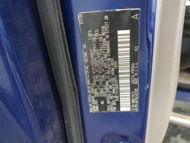 5TBET34136S519771 - 2006 TOYOTA TUNDRA DOUBLE CAB SR5 BLUE photo 12