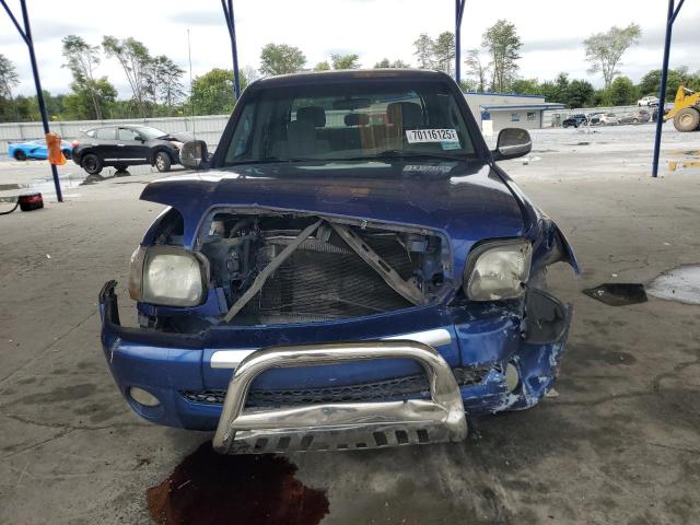 5TBET34136S519771 - 2006 TOYOTA TUNDRA DOUBLE CAB SR5 BLUE photo 5