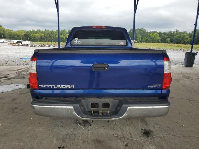 5TBET34136S519771 - 2006 TOYOTA TUNDRA DOUBLE CAB SR5 BLUE photo 6