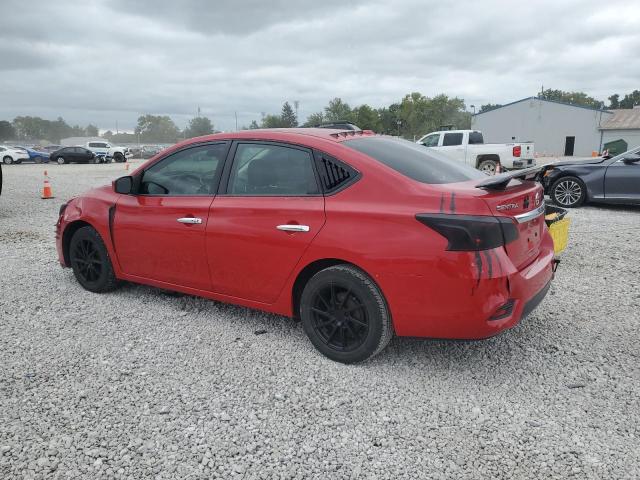 3N1AB7AP8JL630228 - 2018 NISSAN SENTRA S RED photo 2