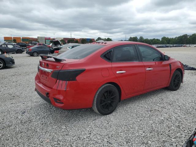 3N1AB7AP8JL630228 - 2018 NISSAN SENTRA S RED photo 3