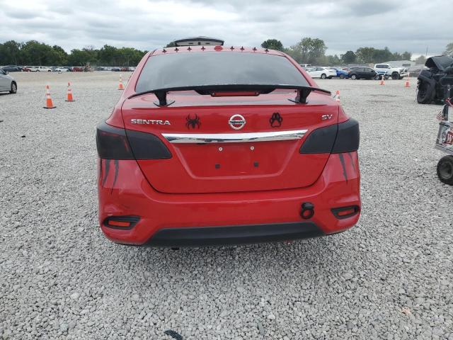 3N1AB7AP8JL630228 - 2018 NISSAN SENTRA S RED photo 6