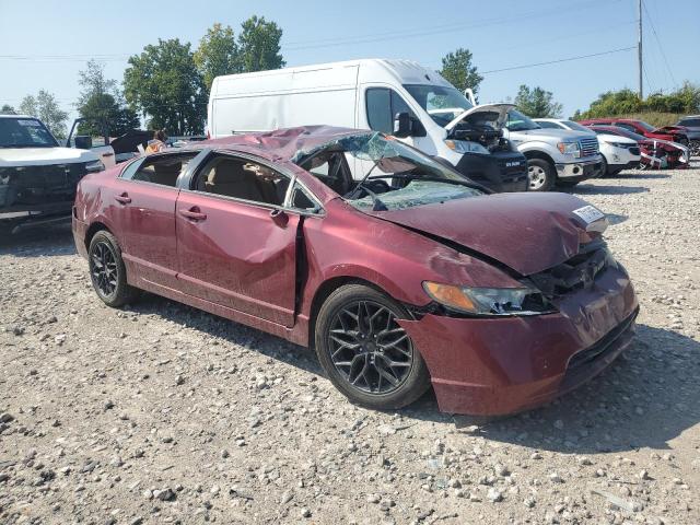 1HGFA15598L054829 - 2008 HONDA CIVIC LX 红色 照片 4