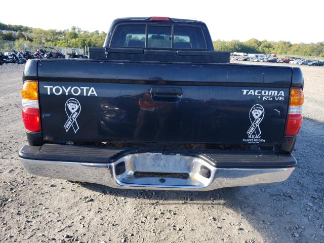 5TEWN72N61Z843635 - 2001 TOYOTA TACOMA XTRACAB BLACK photo 6