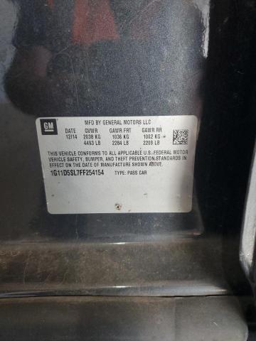 1G11D5SL7FF254154 - 2015 CHEVROLET MALIBU 2LT 灰色 照片 12