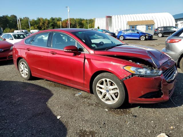 3FA6P0H73FR143160 - 2015 FORD FUSION SE RED photo 4