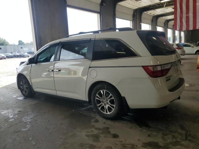 5FNRL5H48BB073799 - 2011 HONDA ODYSSEY EX WHITE photo 2