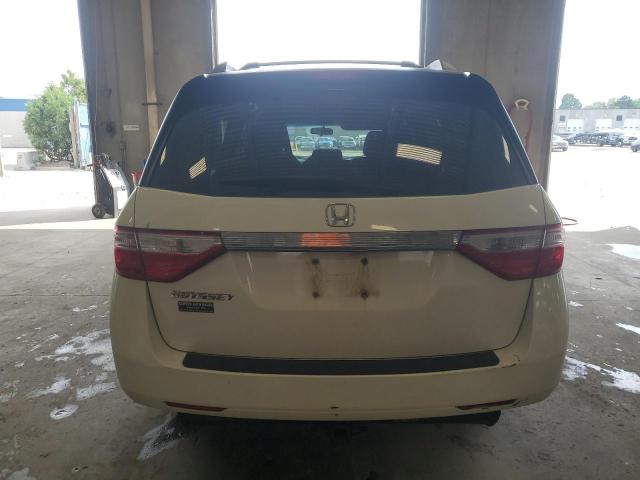 5FNRL5H48BB073799 - 2011 HONDA ODYSSEY EX WHITE photo 6