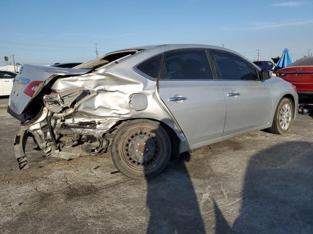 3N1AB7APXKY320778 - 2019 NISSAN SENTRA S 银色 照片 3