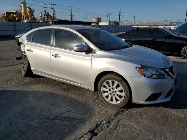 3N1AB7APXKY320778 - 2019 NISSAN SENTRA S 银色 照片 4