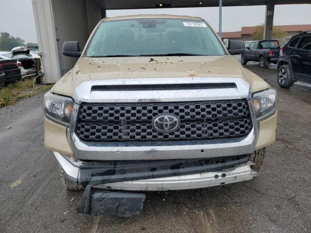 5TFUY5F15LX893768 - 2020 TOYOTA TUNDRA DOUBLE CAB SR/SR5 TAN photo 5