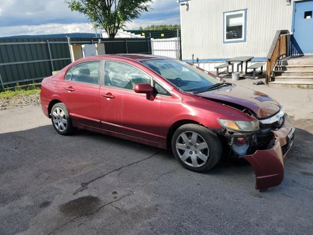 19XFA16599E011633 - 2009 HONDA CIVIC LX RED photo 4
