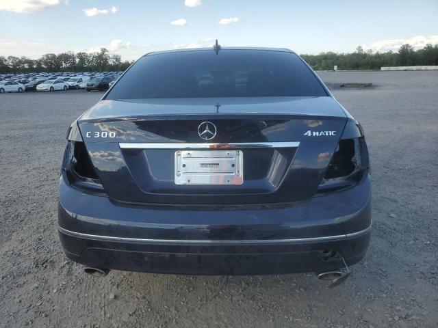 WDDGF8BB6AF447446 - 2010 MERCEDES-BENZ C 300 4MATIC BLUE photo 6