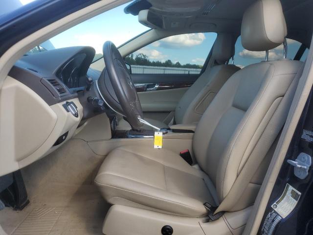 WDDGF8BB6AF447446 - 2010 MERCEDES-BENZ C 300 4MATIC BLUE photo 7