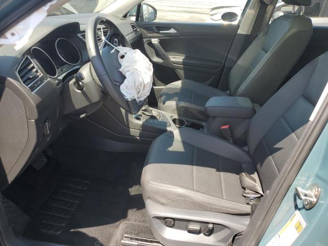 3VV3B7AX9MM028962 - 2021 VOLKSWAGEN TIGUAN SE 青色 照片 7