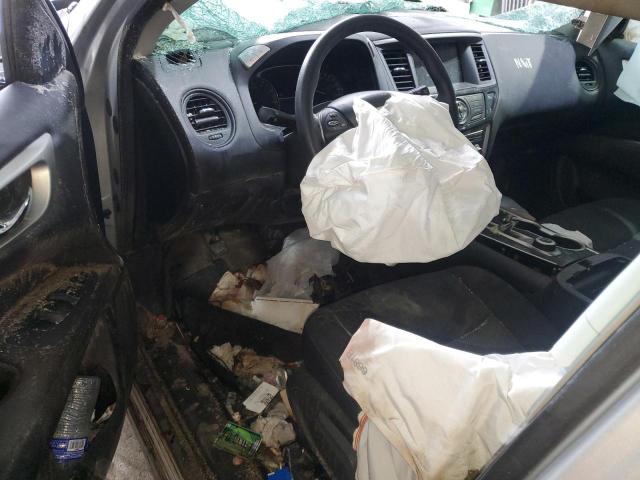5N1DR2MM3HC633484 - 2017 NISSAN PATHFINDER S SILVER photo 8