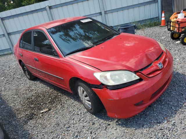 1HGES16355L015933 - 2005 HONDA CIVIC DX VP Rojo foto 4