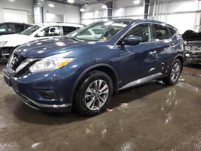 5N1AZ2MH7GN117993 - 2016 NISSAN MURANO S BLUE photo 1