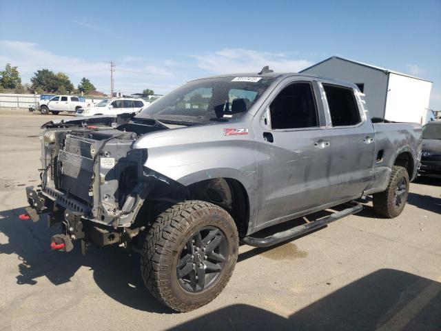 1GCPYFED7MZ215558 - 2021 CHEVROLET SILVERADO K1500 LT TRAIL BOSS GRAY photo 1