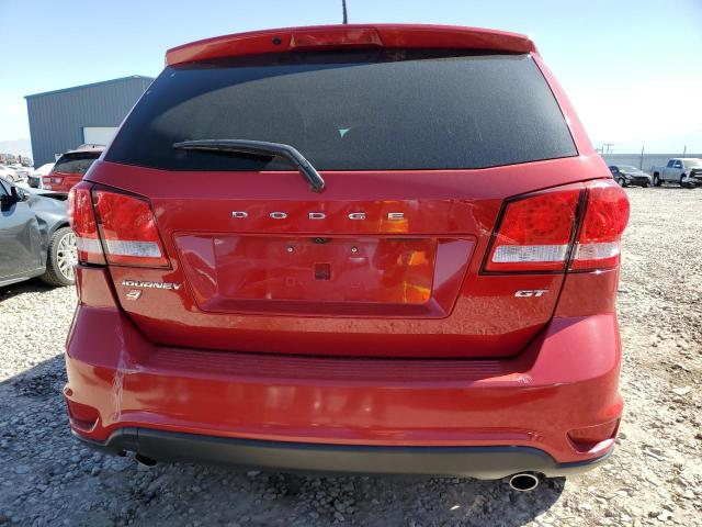 3C4PDDEG8KT745679 - 2019 DODGE JOURNEY GT RED photo 6