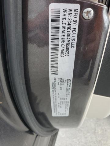2C4RC1BG4MR585238 - 2021 CHRYSLER PACIFICA TOURING L GRAY photo 13