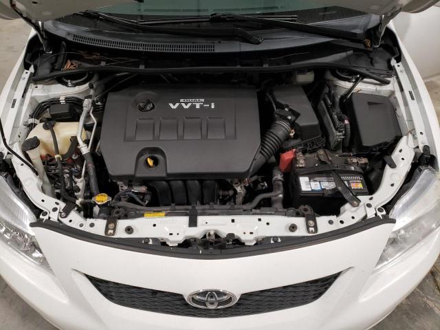 2T1BU4EE7AC360754 - 2010 TOYOTA COROLLA BASE WHITE photo 11